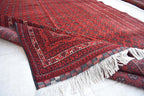 7x10 Authentic Mowrai Gul Carpet – Handwoven Afghan Tradition | Living Room Rug | Dining room Carpet | Rustic Home Decor 9.11x6.6 ft