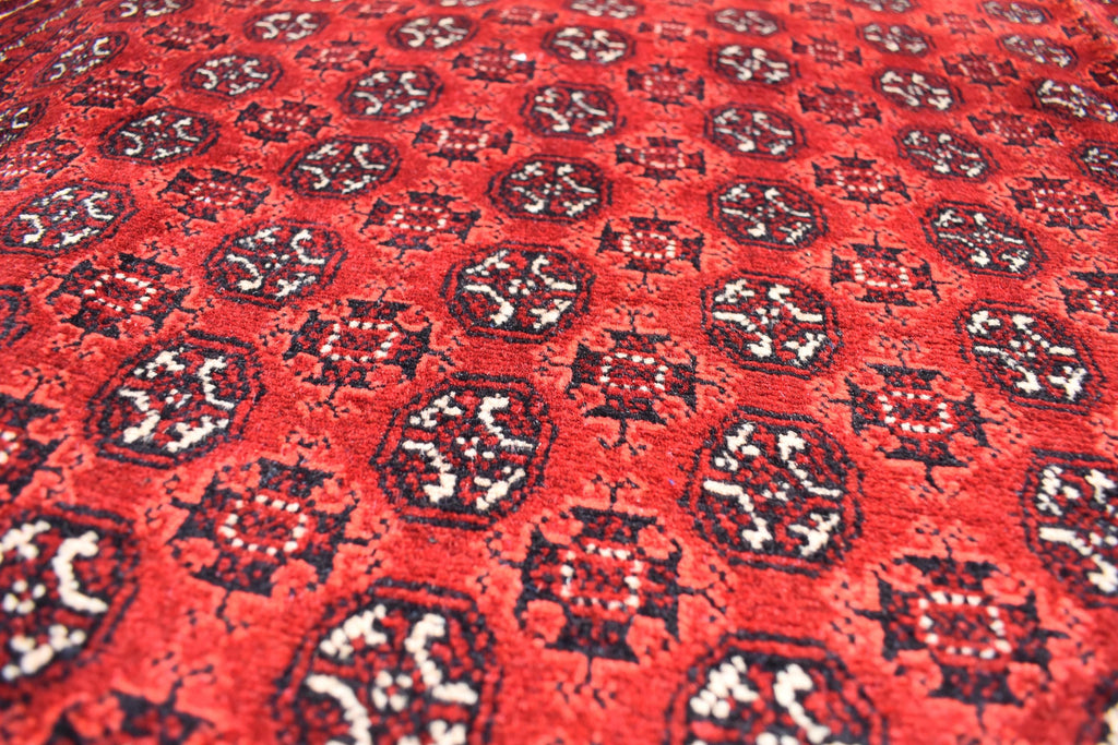 7x10 Authentic Mowrai Gul Carpet – Handwoven Afghan Tradition | Living Room Rug | Dining room Carpet | Rustic Home Decor 9.11x6.6 ft