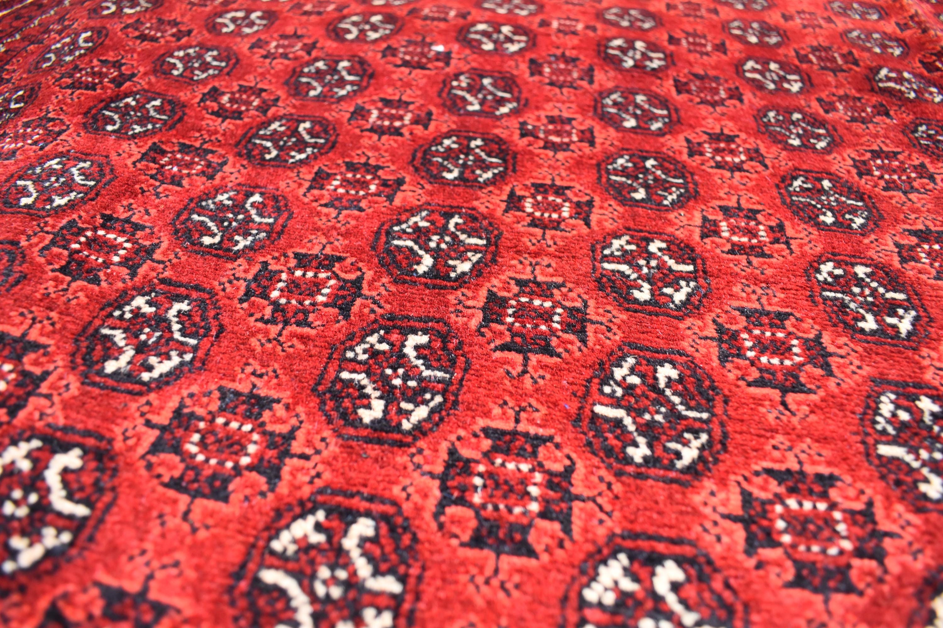 7x10 Authentic Mowrai Gul Carpet – Handwoven Afghan Tradition | Living Room Rug | Dining room Carpet | Rustic Home Decor 9.11x6.6 ft