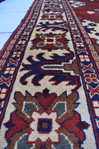 Handwoven 9.9x6.7 ft Afghan Kargai Carpet – Traditional Craftsmanship and Elegance | Living Room Rug | Bohemian Rug