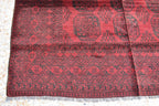 Vintage Afghan Elephant Rug 9.4 x 6.10 ft – Handmade Wool Carpet, Tribal Elephant Motif, Authentic Afghan Decor, Boho Area Rug, Farm House