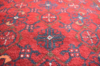 3x9ft Vintage Afghan Runner Rug – Handmade Wool Carpet, Rustic Hallway Runner, Unique Antique Afghan Decor, Boho Tribal Runner Rug