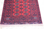 6.1 x 2.7 ft Vintage Afghan Runner Rug–Handmade Wool Carpet, Rustic Hallway Runner, Unique Antique Afghan Decor, Boho Tribal Runner Rug