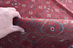 Vintage Antique Afghan Handmade Rug – 9.11 x 6.7 ft | Unique Tribal Design | Authentic Wool Carpet | One-of-a-Kind Oriental Afghan Rug