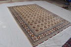 8x12 Authentic Afghan Handmade Rug Hand knotted Traditional Wool Carpet with Tribal Patterns, Rustic Rug for Living Room, Bedroom 11.6x8.2ft