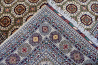 8x12 Authentic Afghan Handmade Rug Hand knotted Traditional Wool Carpet with Tribal Patterns, Rustic Rug for Living Room, Bedroom 11.6x8.2ft