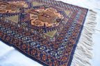 Antique Baluchi Runner 3x13 - Vintage Brown Green and Bronze Tribal Carpet - Narrow Hallway Rug, Ethnic Boho Floor Cover, Collector's Piece