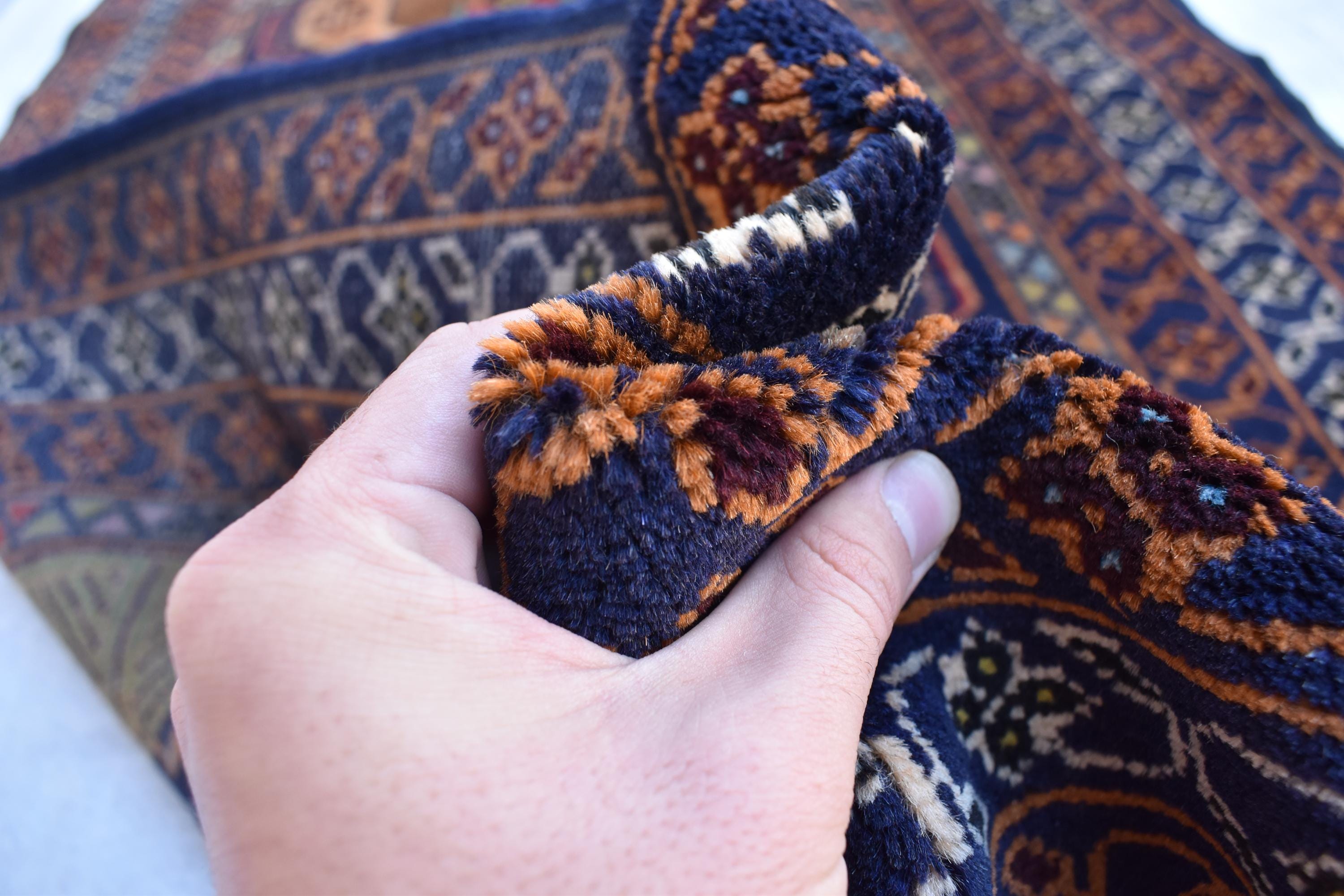 Antique Baluchi Runner 3x13 - Vintage Brown Green and Bronze Tribal Carpet - Narrow Hallway Rug, Ethnic Boho Floor Cover, Collector's Piece
