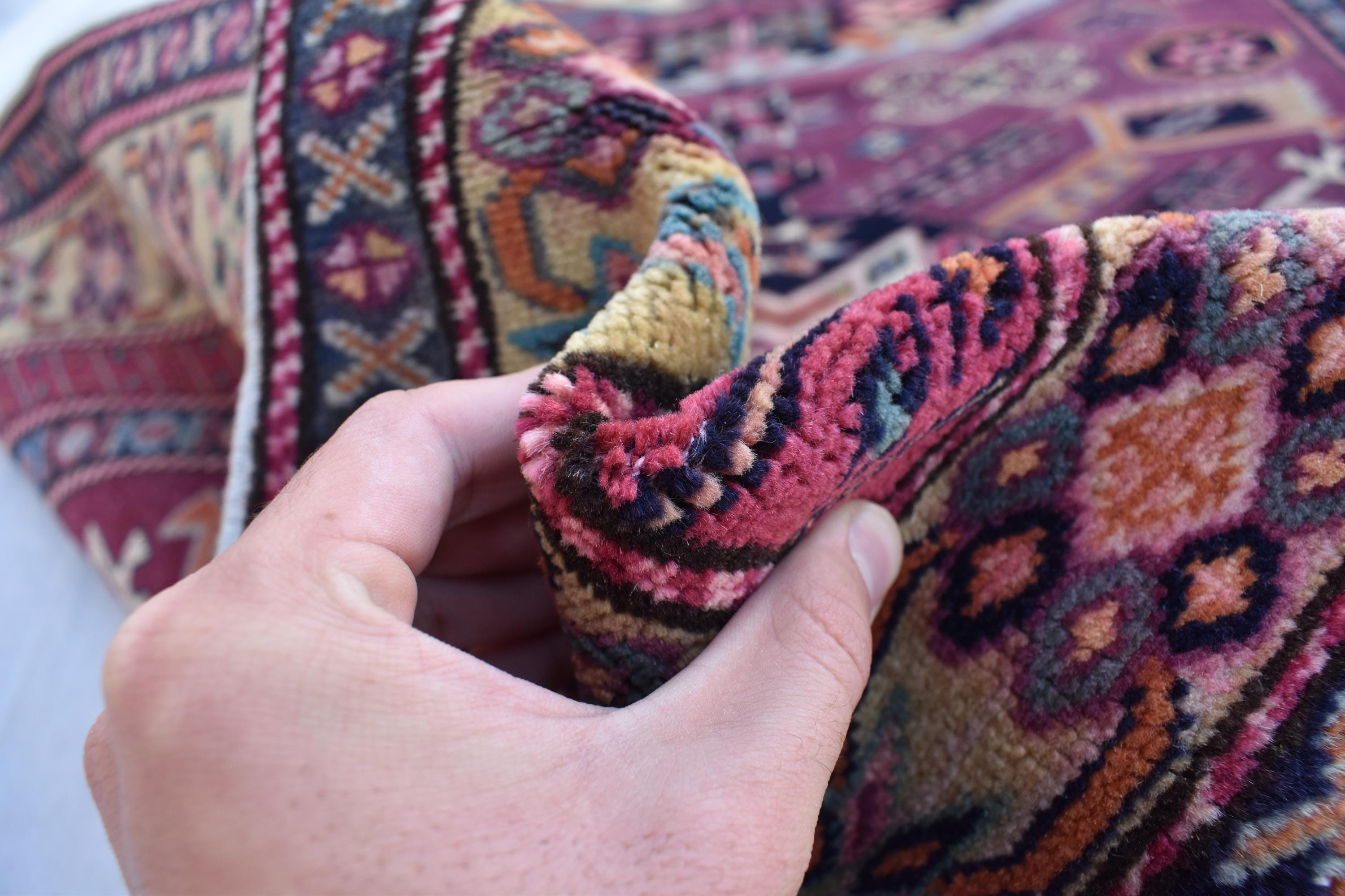 Antique Tabriz Rug 5.4x4.2 ft - Handwoven Persian Carpet, Vintage Oriental Area Rug, Unique Traditional Decor