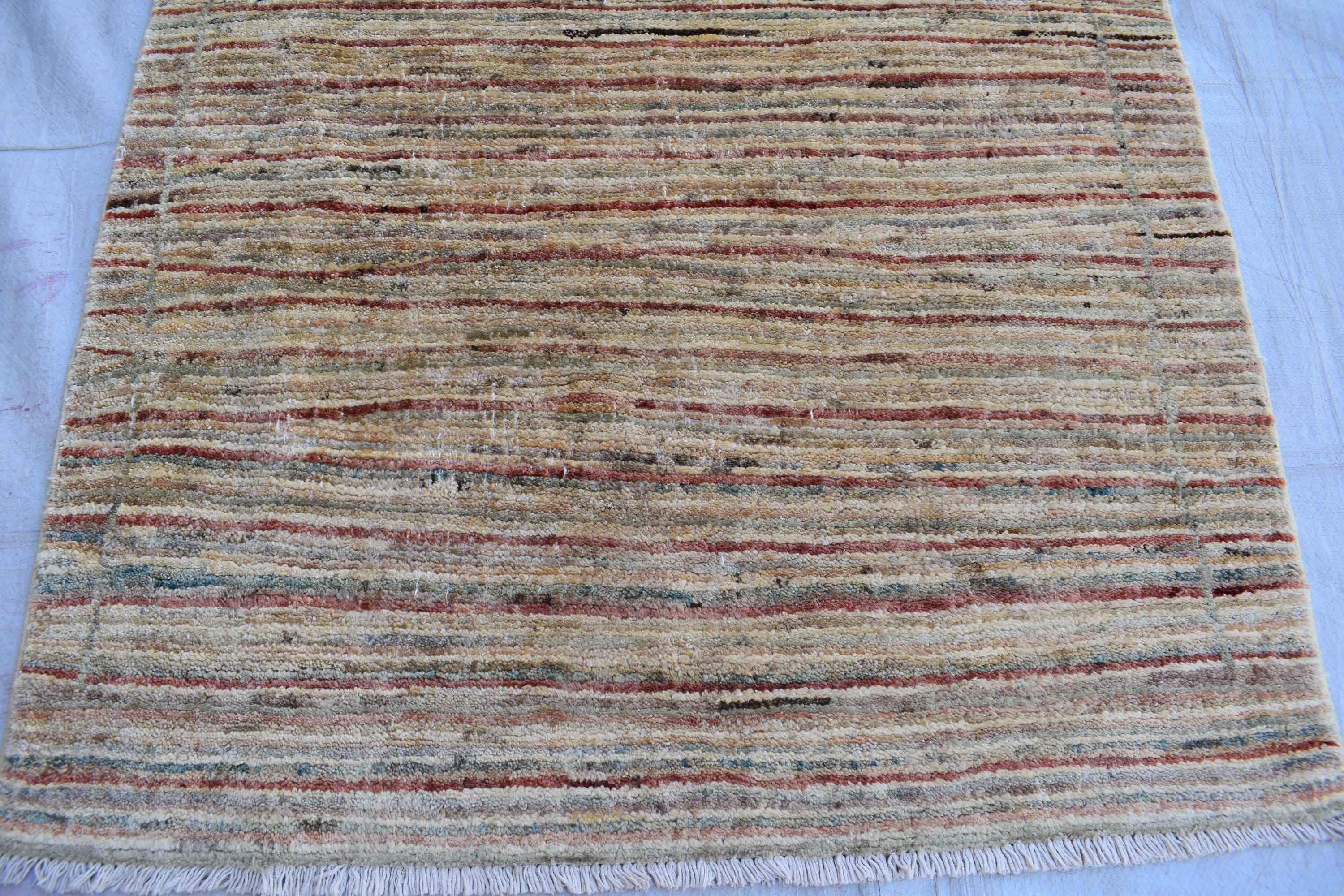 Gabba Design Rug 6 x 3.5 ft - Handmade Persian Wool Carpet, Boho Tribal Area Rug, Unique Rustic Decor, Perfect for Bedroom, Living Room