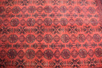 9.6 x 6.6 ft Handmade Ahal Gull Red Rug -Afghan Wool Tribal Carpet, Antique Red Afghan Collectible Rug, Living Room, Bedroom Rug