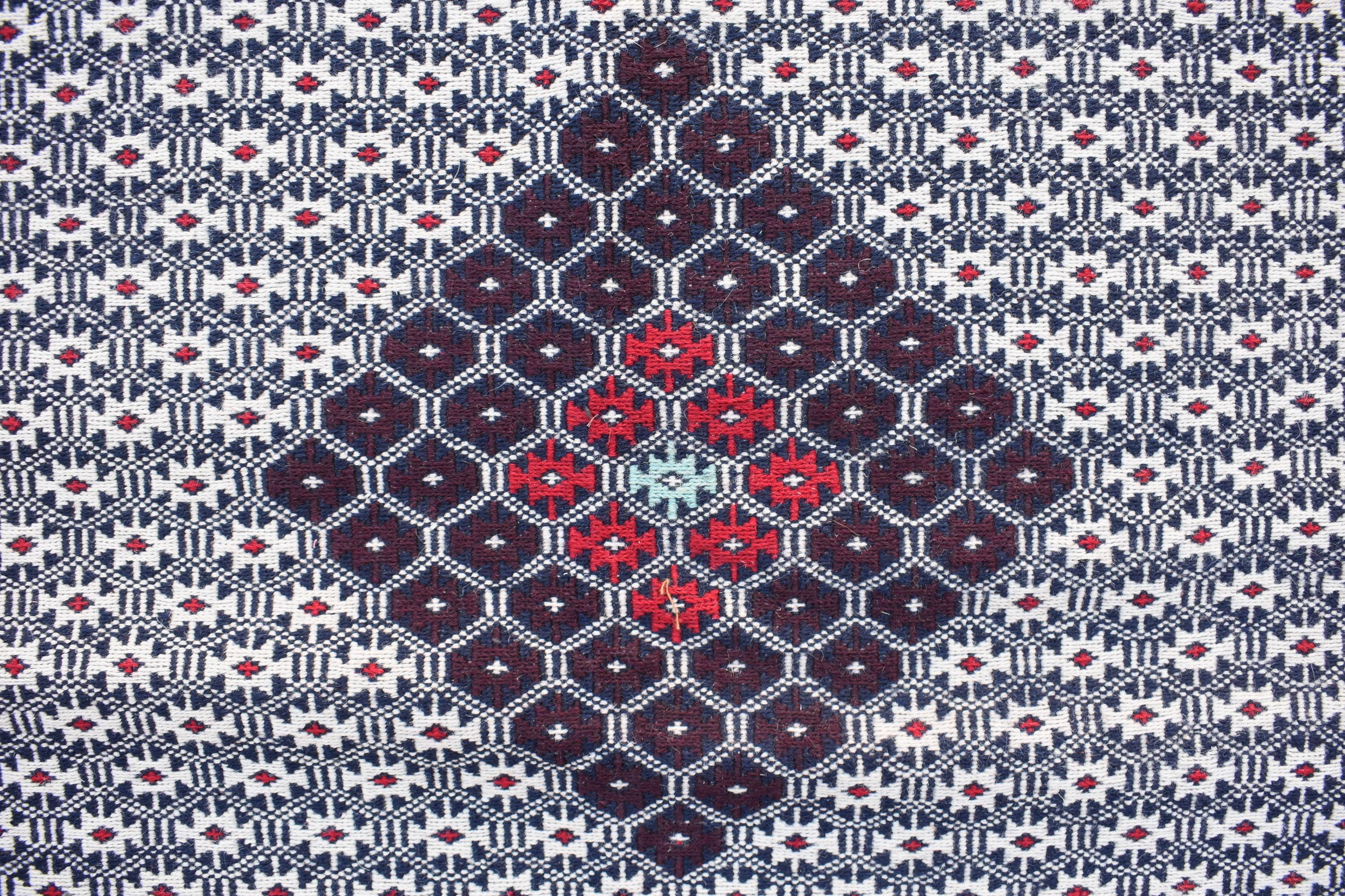 Vintage 50-Year-Old Silk Kilim Rug – 6.8 x 4.1 ft | Authentic Handwoven Antique Carpet, Living Room Rug, Office Rug, Bedroom Rug