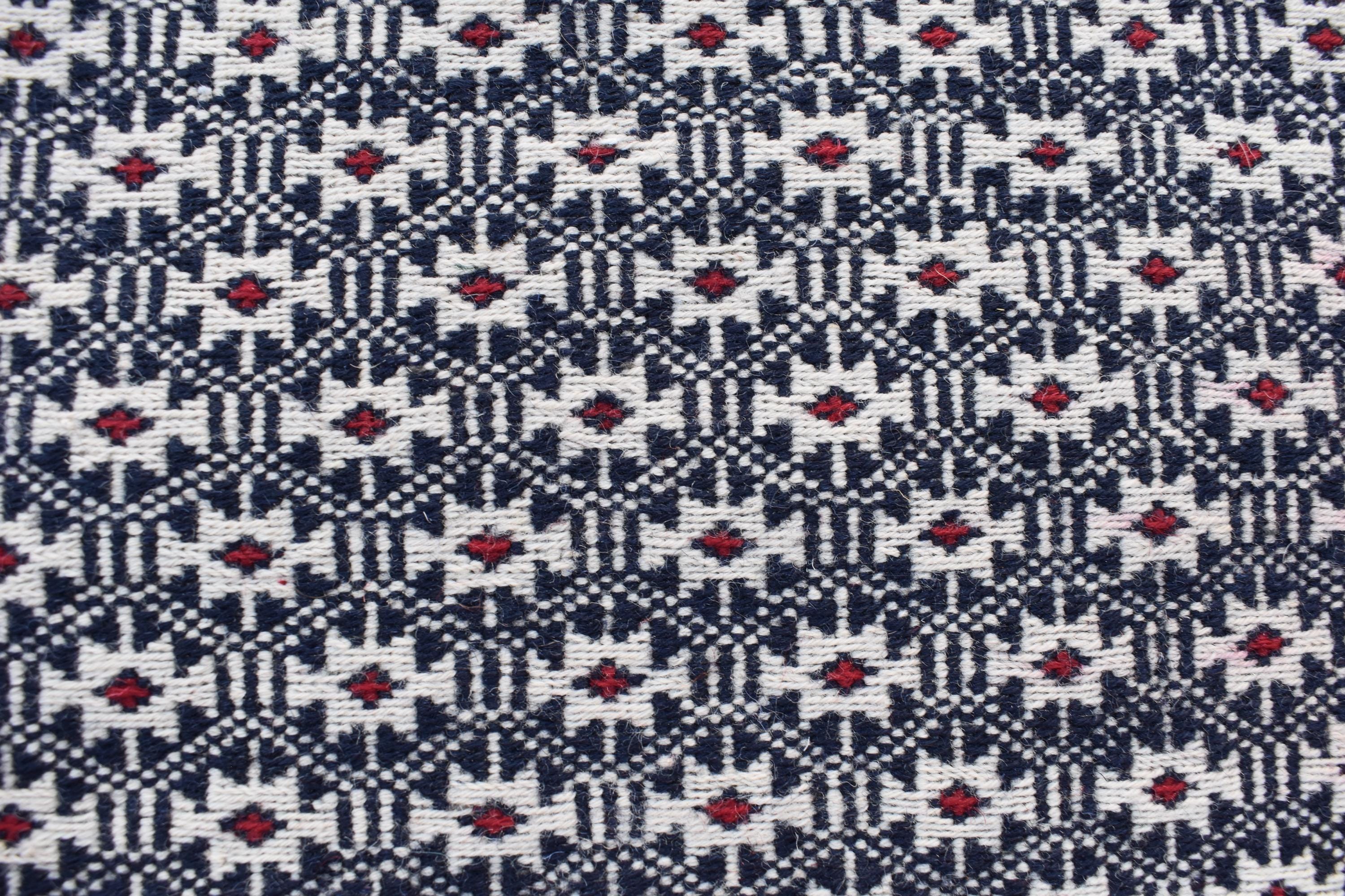 Vintage 50-Year-Old Silk Kilim Rug – 6.8 x 4.1 ft | Authentic Handwoven Antique Carpet, Living Room Rug, Office Rug, Bedroom Rug
