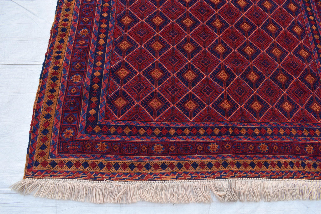 Antique Vintage Kilim Rug – 50 Years Old | 6.2 x 4.1 ft Handwoven Treasure, Vintage Collectible Kilim, Medium Area Rug, Bedroom Rug