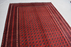 6x9 Vintage Mawri Gul Rug-Handwoven Tribal Afghan Wool Carpet, Bohemian Area Rug, Oriental Rug, Rug for Living Room, Farm House Rug 9.3x6.3