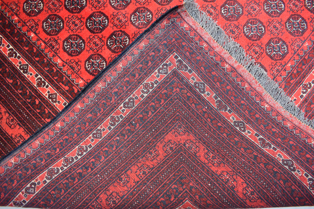 6x9 Vintage Mawri Gul Rug-Handwoven Tribal Afghan Wool Carpet, Bohemian Area Rug, Oriental Rug, Rug for Living Room, Farm House Rug 9.3x6.3