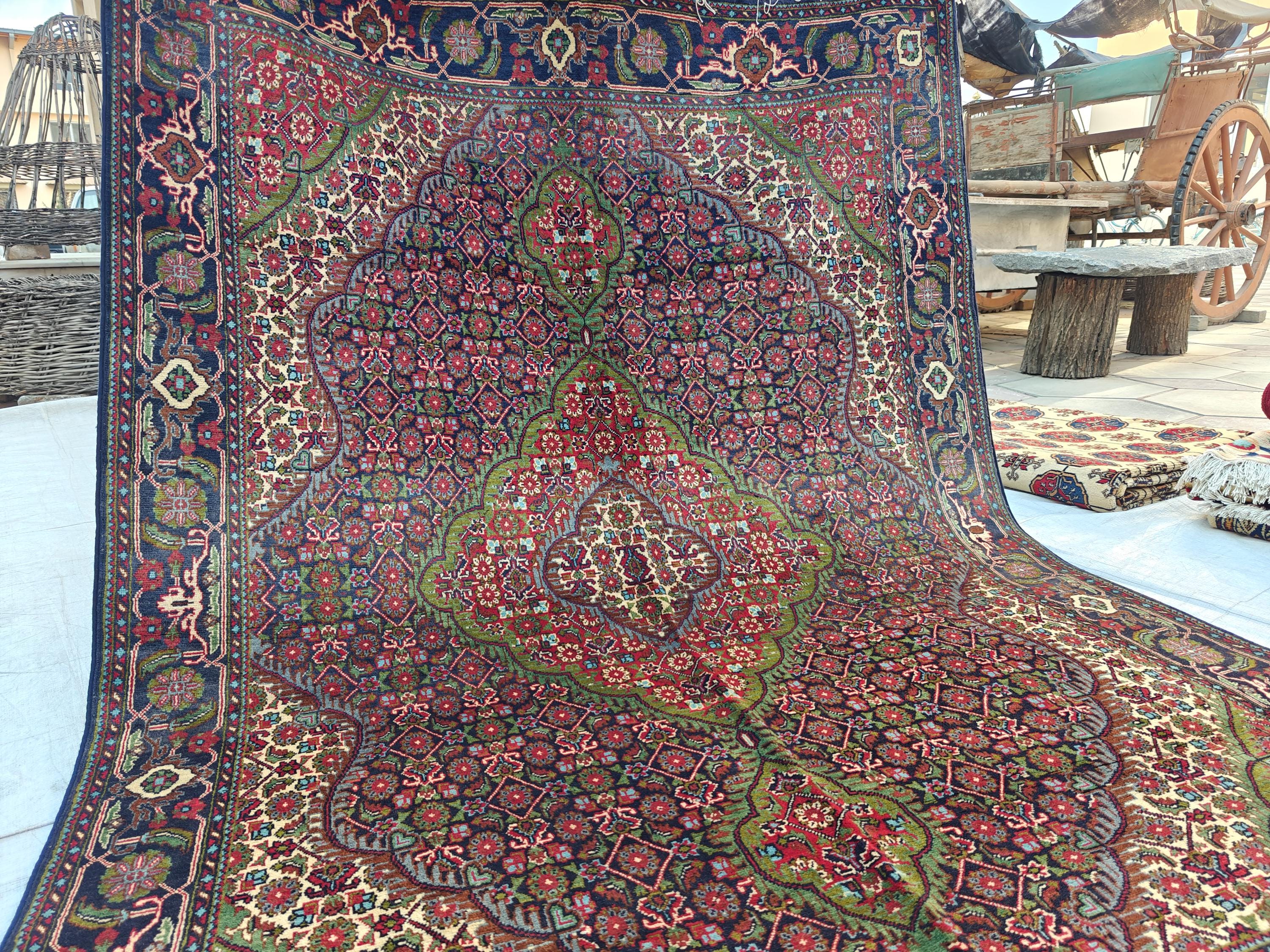 Antique Tabriz Rug 6.6x4.9 ft Persian Handwoven Wool Carpet Vintage Oriental Rug for Living Room Unique Etsy Find, Entryway, living Room Rug