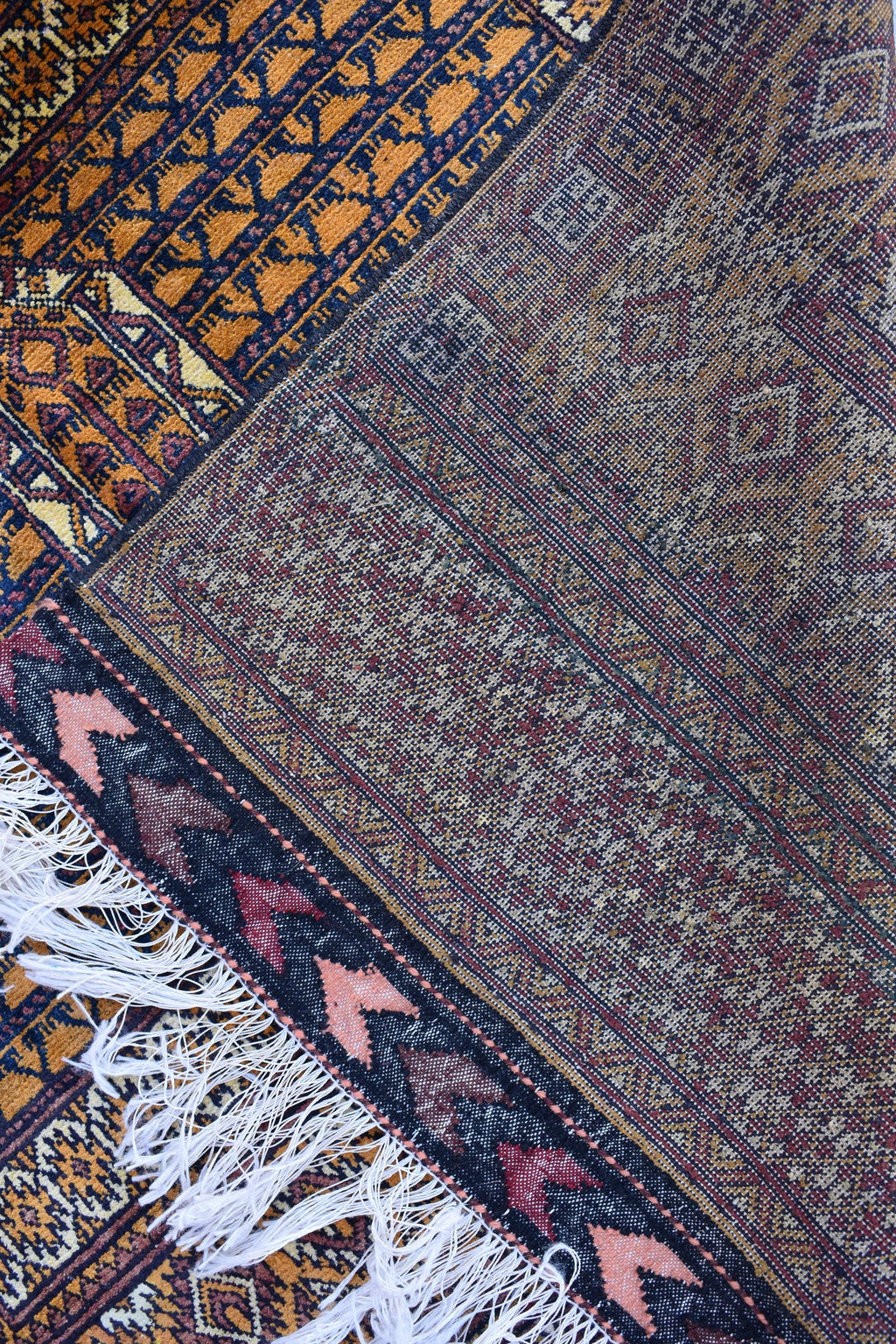 Handwoven 100% Silk Afghan Glassac Rug – 5.4x3.1 ft | Vintage Bohemian Area Rug | Unique Tribal Design | Small Living Room Accent, Bedroom.
