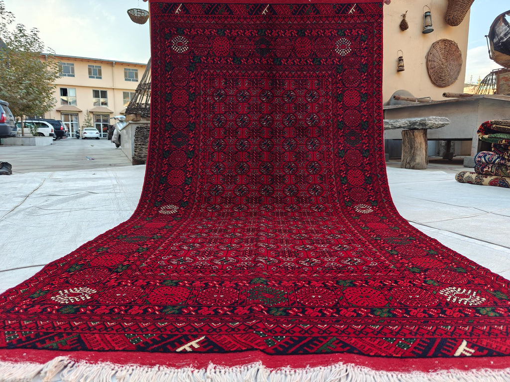 Handwoven ShirenTakab Runner Rug - 6.2x3.3 ft Vintage Persian Wool Carpet Tribal Hallway Runner, Boho Oriental Rug for Entryway, Living Room