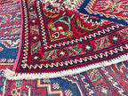 Handmade Afghan Yousafi Rug 6.8x5 ft - Tribal Wool Carpet, Vintage Boho Area Rug, Ethnic Home Décor, Living room Rug, Bedroom Rug