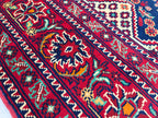 Handmade Afghan Yousafi Rug 6.8x5 ft - Tribal Wool Carpet, Vintage Boho Area Rug, Ethnic Home Décor, Living room Rug, Bedroom Rug