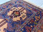Vintage Baluchi Runner Rug 10.4x2.4 ft - Handwoven Afghan Wool Carpet - Tribal Narrow Hallway Rug - Bohemian Home Decor, Farm House Rug
