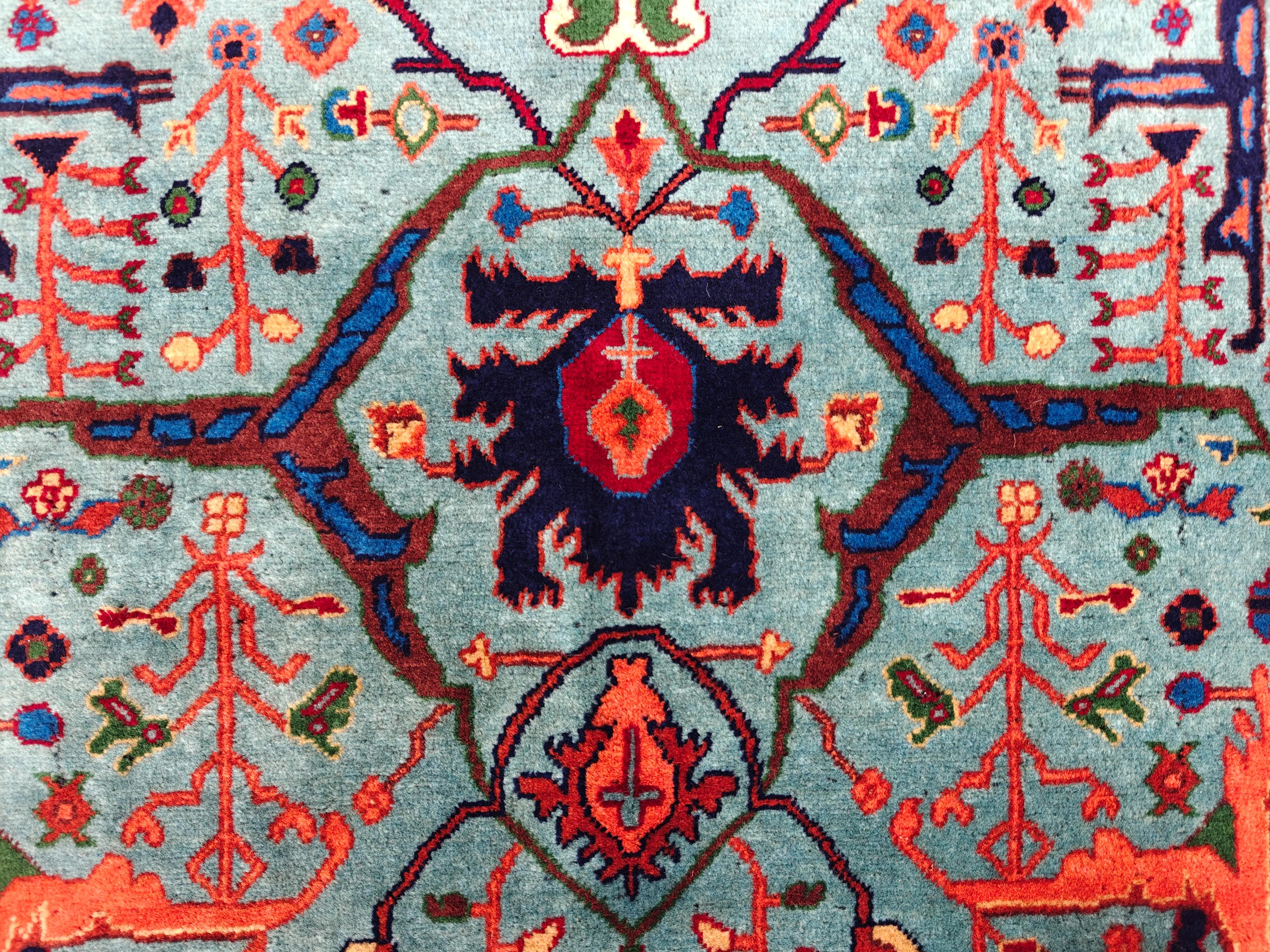 Authentic Beljik Chobi Rug 7x4.4 ft - Handwoven Afghan Wool Carpet, Traditional Oriental Area Rug, Unique Home Decor, Living Room Rug