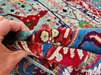 Authentic Beljik Chobi Rug 7x4.4 ft - Handwoven Afghan Wool Carpet, Traditional Oriental Area Rug, Unique Home Decor, Living Room Rug