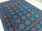 Authentic Beljik 6.7x4.5 ft - Handwoven Afghan Wool Carpet, Traditional Oriental Area Rug, Unique Home Decor, Living Room, Bedroom Rug