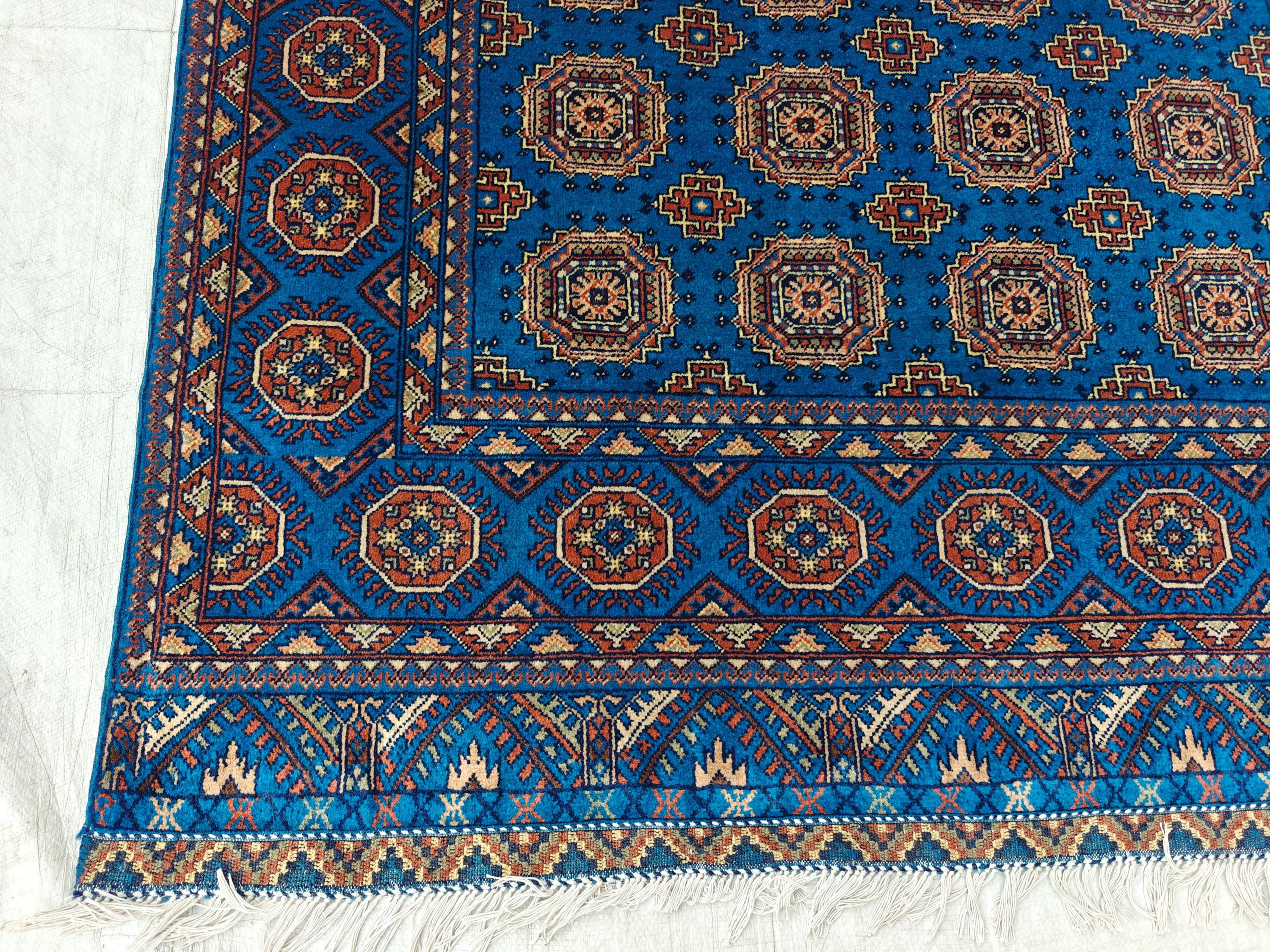 Authentic Beljik 6.7x4.5 ft - Handwoven Afghan Wool Carpet, Traditional Oriental Area Rug, Unique Home Decor, Living Room, Bedroom Rug