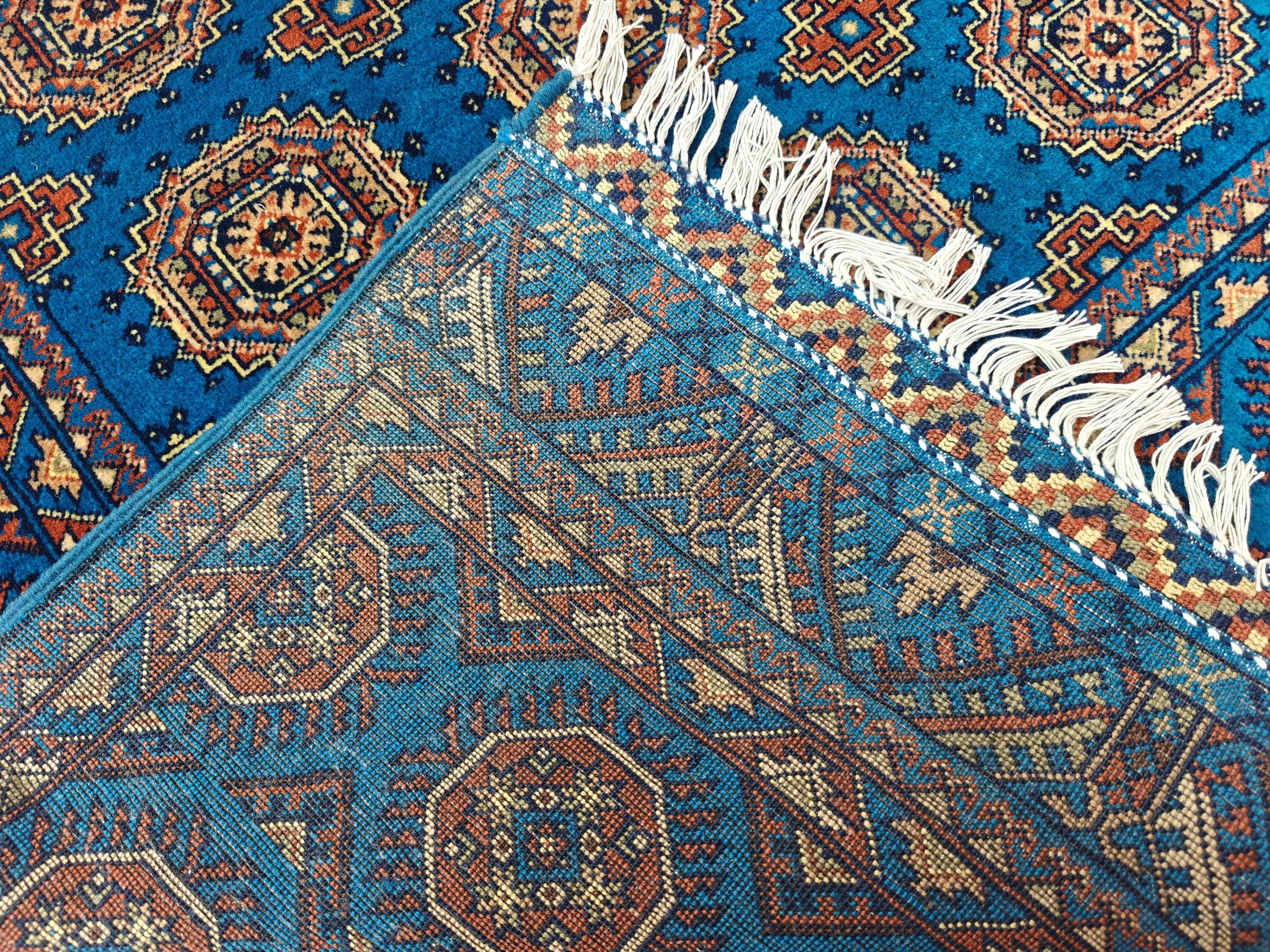 Authentic Beljik 6.7x4.5 ft - Handwoven Afghan Wool Carpet, Traditional Oriental Area Rug, Unique Home Decor, Living Room, Bedroom Rug