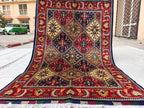 Handwoven Yousafi Beljik Rug 5x3.4 ft Authentic Afghan Wool Carpet, Elegant Oriental Area Rug, Perfect for Home Decor, Hallway Rug, Entryway