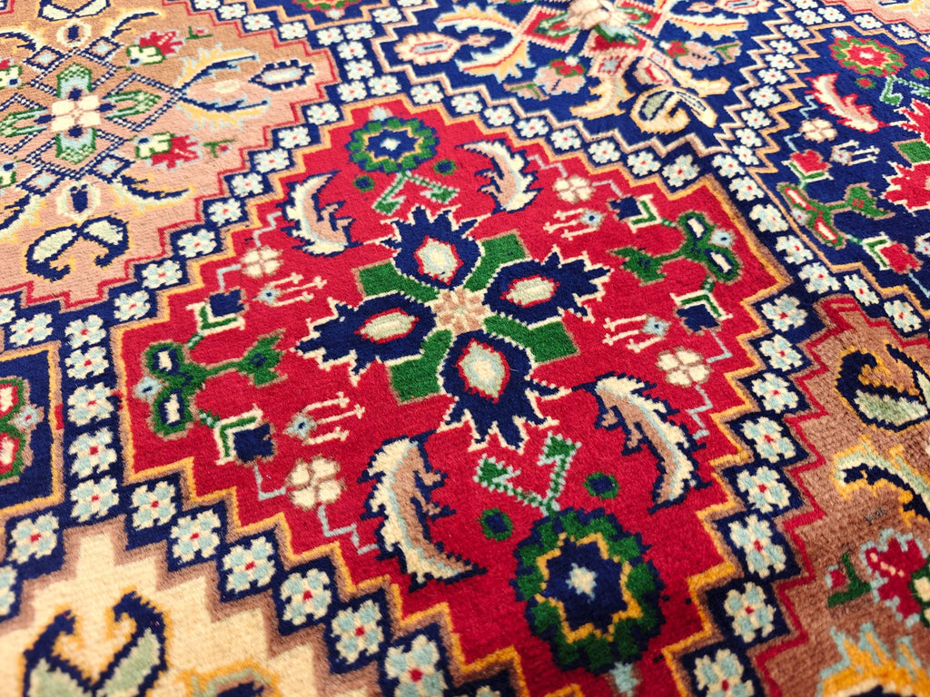 Handwoven Yousafi Beljik Rug 5x3.4 ft Authentic Afghan Wool Carpet, Elegant Oriental Area Rug, Perfect for Home Decor, Hallway Rug, Entryway
