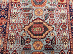 Authentic Mamluk Beljik Rug 4.8x3.4 ft - Handwoven Afghan Wool Carpet, Intricate Oriental Design, Perfect for Home Decor,