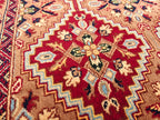 Authentic Yousafi Beljik Rug 5.5x3.6 ft - Handwoven Afghan Wool Carpet, Elegant Oriental Design, Perfect for Home Decor