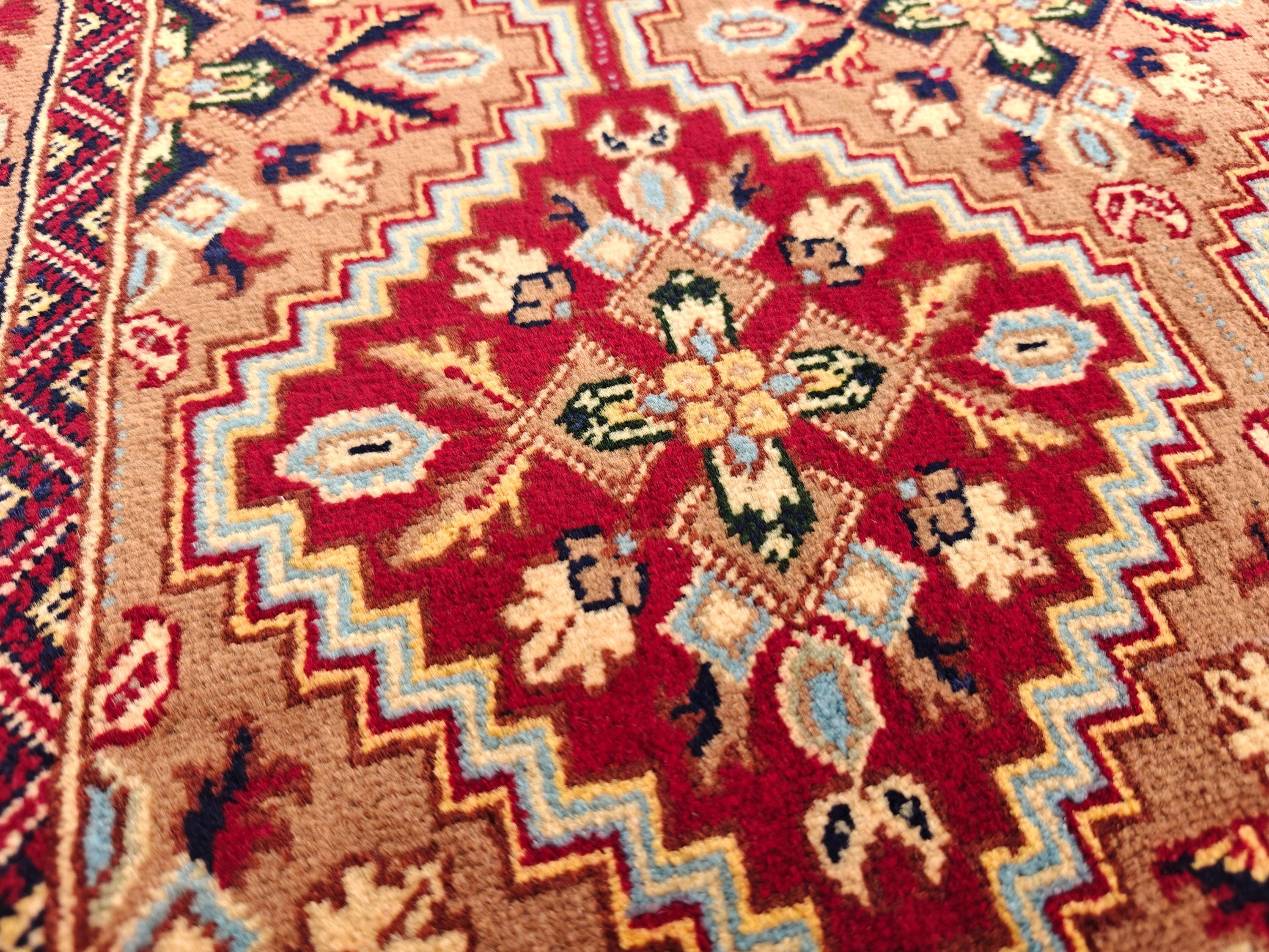Authentic Yousafi Beljik Rug 5.5x3.6 ft - Handwoven Afghan Wool Carpet, Elegant Oriental Design, Perfect for Home Decor