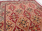 Authentic Yousafi Beljik Rug 5.5x3.6 ft - Handwoven Afghan Wool Carpet, Elegant Oriental Design, Perfect for Home Decor