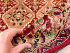 Authentic Yousafi Beljik Rug 5.5x3.6 ft - Handwoven Afghan Wool Carpet, Elegant Oriental Design, Perfect for Home Decor