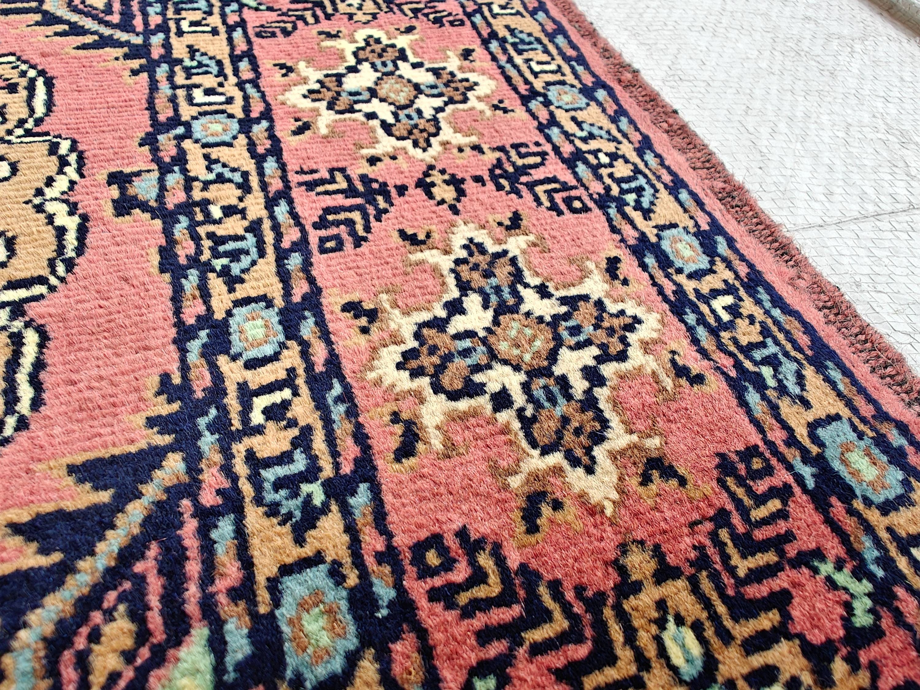 Authentic Handmade Afghan Beljik Rug - 5.4x3.3 ft | Tribal Wool Area Carpet | Unique Oriental Decor, Entryway Rug, Office Rug, Bedroom Rug