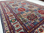 Beljik Rug 5.1x3.5 ft Authentic Handmade Afghan Tribal Wool Area Carpet | Unique Oriental Decor, Entryway Rug, Bedroom Rug, Living Room Rug