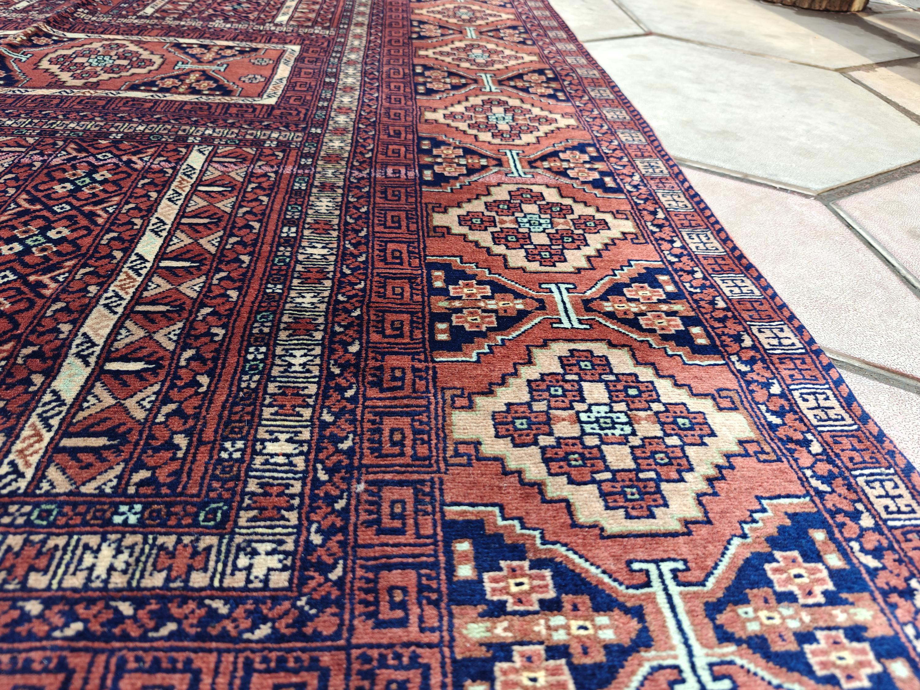 5x7 Brown Authentic Hand-Knotted Sarouk Rug Persian Vintage Wool Carpet | Luxury Area Rug for Living Room or Office, Boho Home Decor 6.5x4.9