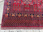 7x5 Authentic Hand-Knotted Rug | Persian Vintage Wool Carpet | Luxury Area Rug for Living Room or Office, Bedroom Rug, 6.5x4.9 ft