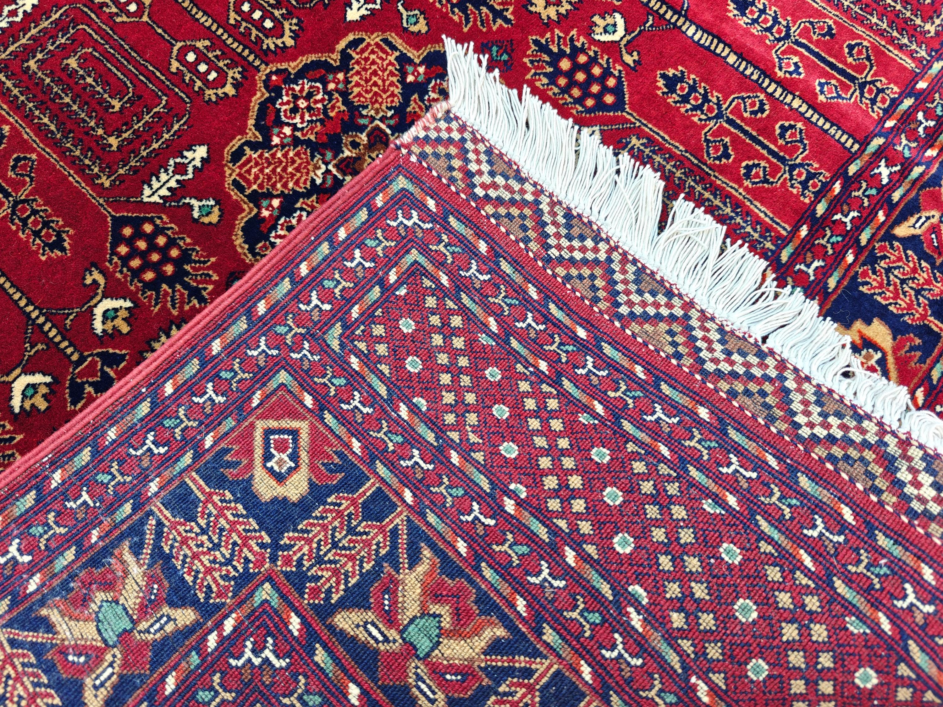 7x5 Authentic Hand-Knotted Rug | Persian Vintage Wool Carpet | Luxury Area Rug for Living Room or Office, Bedroom Rug, 6.5x4.9 ft