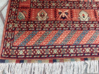7x5 Authentic Hand-Knotted Sarouk Rug | Persian Wool Carpet | Luxury Area Rug for Living Room or Office, Dining Room Rug, 6.5x4.9 ft