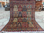 5x7 Handmade Maranus Rug - Authentic Afghan Tribal Carpet, Unique Wool Rug for Living Room & Bedroom Decor 6.6x4.9 ft, Oriental Pattern
