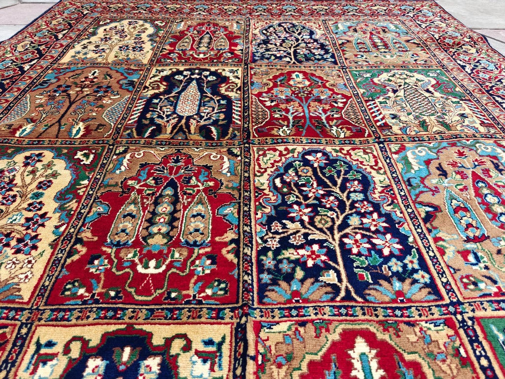 5x7 Handmade Maranus Rug - Authentic Afghan Tribal Carpet, Unique Wool Rug for Living Room & Bedroom Decor 6.6x4.9 ft, Oriental Pattern