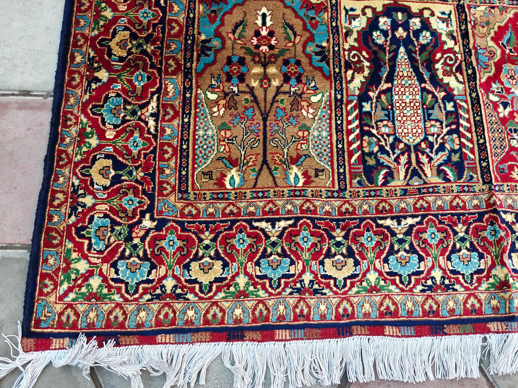 5x7 Handmade Maranus Rug - Authentic Afghan Tribal Carpet, Unique Wool Rug for Living Room & Bedroom Decor 6.6x4.9 ft, Oriental Pattern