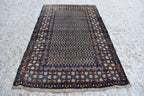 Vintage Antique Afghan Handmade Rug – 4.5 x 2.9 ft | Unique Tribal Design | Authentic Wool Carpet | One-of-a-Kind Oriental Afghan Rug