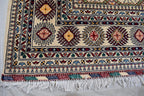 8x12 Authentic Afghan Handmade Rug Hand knotted Traditional Wool Carpet with Tribal Patterns, Rustic Rug for Living Room, Bedroom 11.6x8.2ft