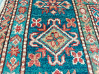 Handmade Afghan Chobi Rug 7x6 ft – Traditional Natural Dyes & Wool Oriental Carpet, Farmhouse Rug, Living Room Rug, Office Rug